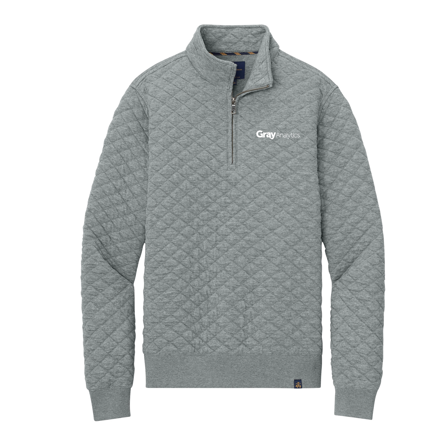 MEN'S Brooks Brothers Diamond Quilt Quarter Zip - BB18212