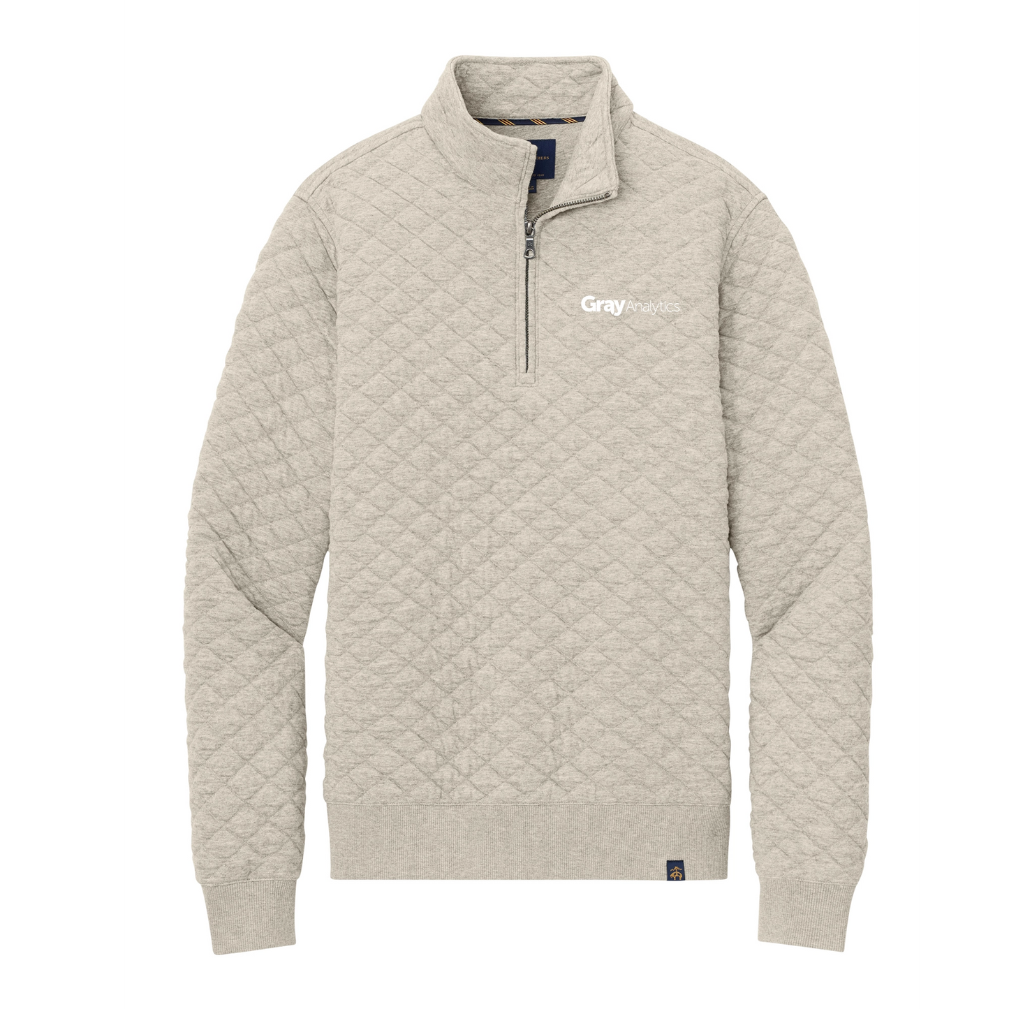 MEN'S Brooks Brothers Diamond Quilt Quarter Zip - BB18212