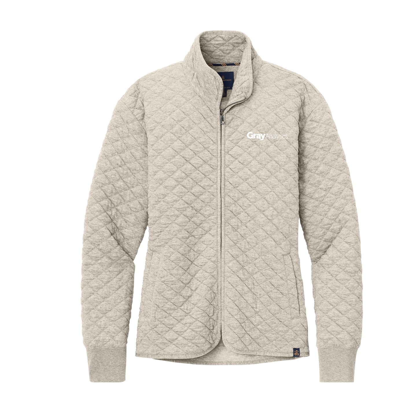 WOMEN'S Brooks Brothers® Diamond Quilt Full-Zip - BB18213