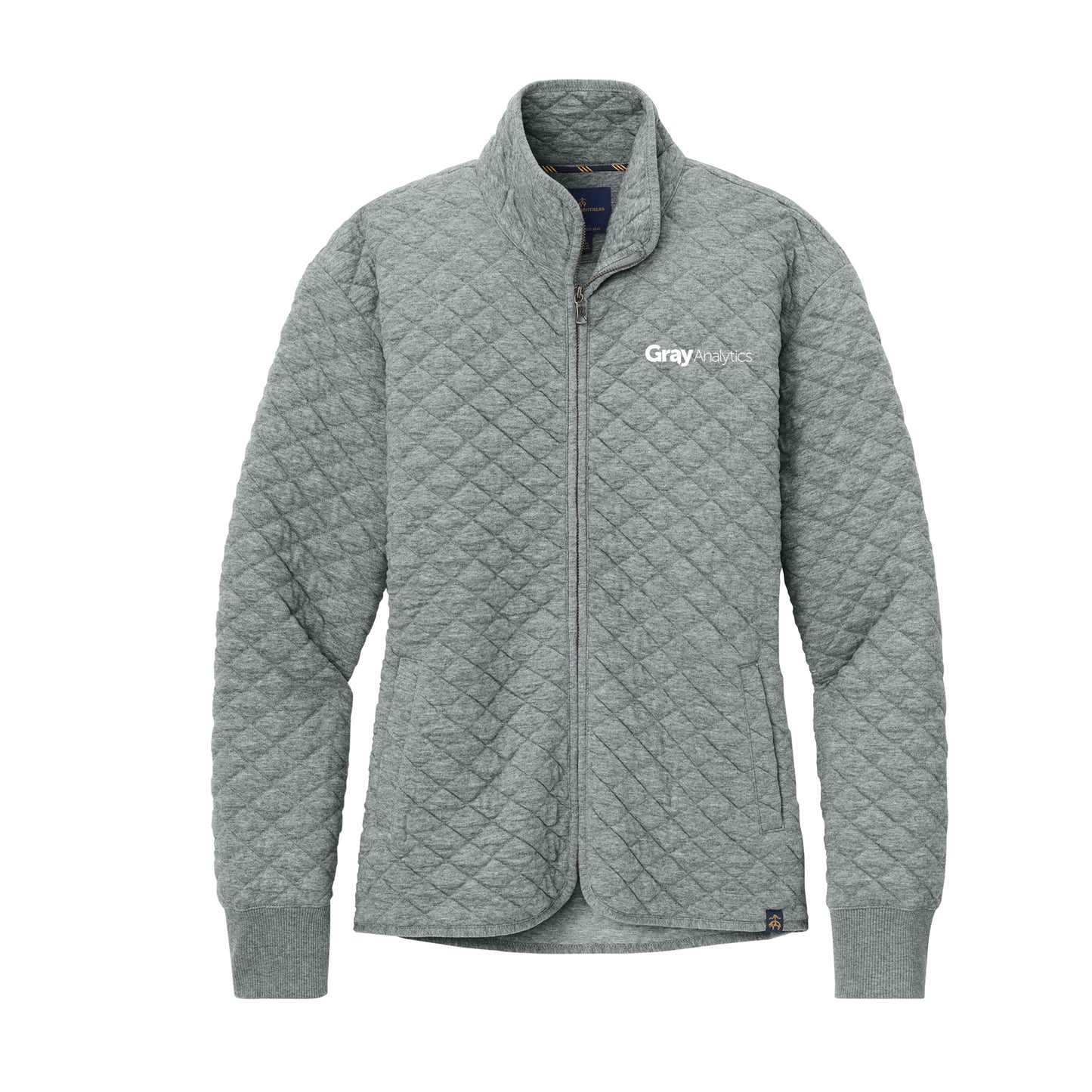 WOMEN'S Brooks Brothers® Diamond Quilt Full-Zip - BB18213