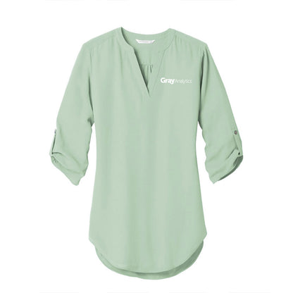 Port Authority Ladies 3/4-Sleeve Tunic Blouse - LW701