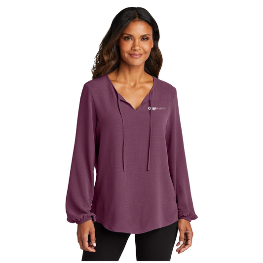 Port Authority Women's Textured Crepe Blouse - LW714