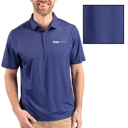 TALL - Men's Cutter & Buck Pike Eco Tonal Polo - BCK01305