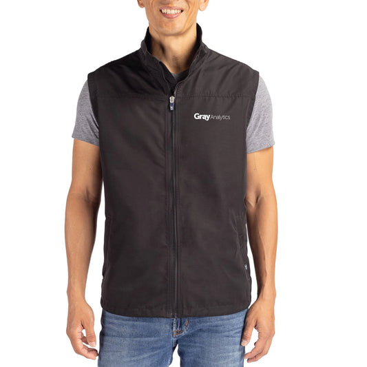 MEN'S Cutter & Buck Charter Eco Full-Zip Vest (TALL) - BCO00083