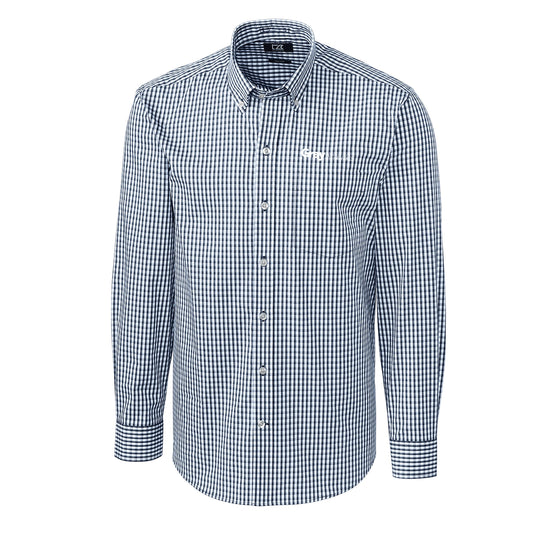 TALL - Cutter & Buck Easy Care Stretch Gingham Dress Shirt - MCW00143